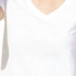 Azi - Cotton Slub V Neck Tee