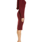 Katie May - Surrender Drape Cowl Back Midi Dress
