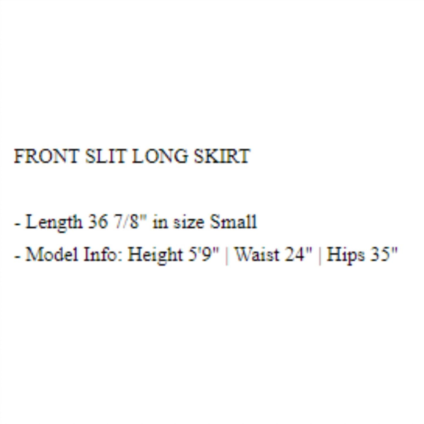 Risen - Midi-Maxi Denim Skirt