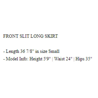 Risen - Midi-Maxi Denim Skirt