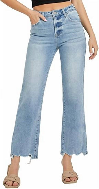 Risen - High Rise Relaxed Straight Jean