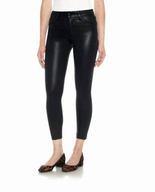 Joe'S Jeans - Charlie High Rise Coated Raw Hem Skinny Jeans