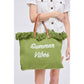 Urban Expressions - Summer Vibes Fringe Beach Tote Bag