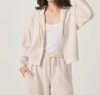 Splendid - Waffle Scuba Zip-Up Pullover