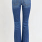 Risen - Mid-Rise Flare Long Jeans