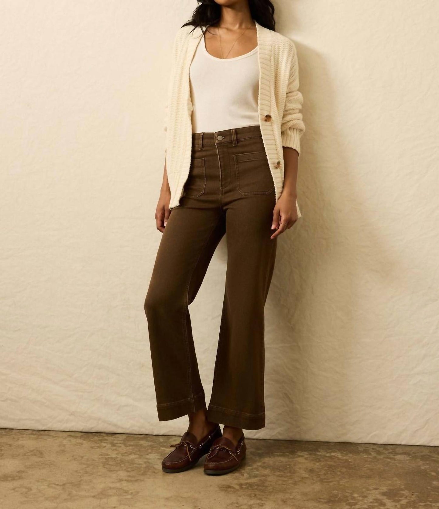 Faherty - Women's Stretch Terry Patch Pocket Pant