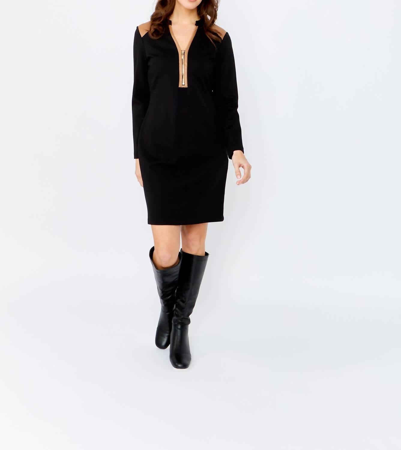 Frank Lyman - Knee-length Shift Knit Dress