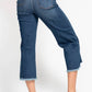 Judy Blue - High Rise Button Fly Crop Wide Leg Jeans