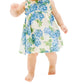 Angel Dear - Girl's Ruffle Sundress With Hydrangeas