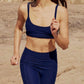 Wolven - Vegan Suede Finish Double Strap Bra