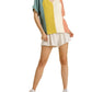Umgee - Color Block Cotton Gauze Top