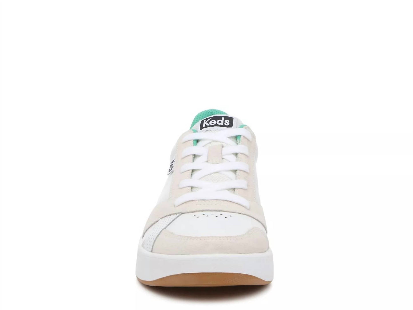 Keds - Women's Court Leather Suede Lace up Sneaker