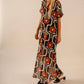 Care Tucker - Beatrice All Over Wild Flower Pattern Kaftan Dress