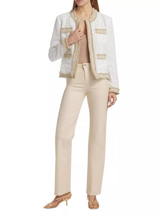 L'Agence - Agnes Tweed Denim Jacket