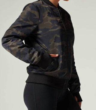 Blanc Noir - Women's Reversible Bomber Jacket