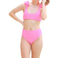 Buddylove - Can't Stop Me High Waisted Bikini Top And Bottom Set
