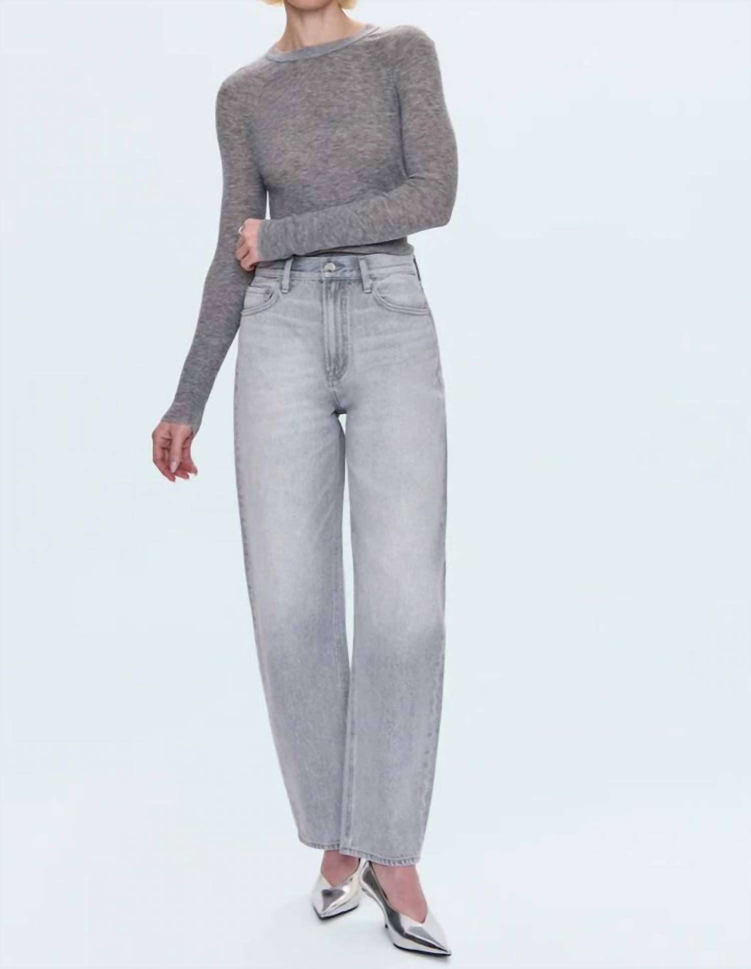 Pistola - Wes High Rise Barrel Jeans