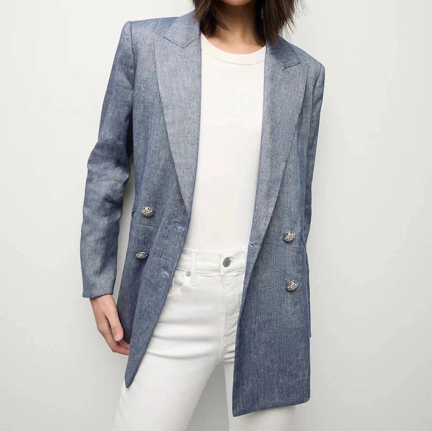 Veronica Beard - Dale Linen Dickey Jacket