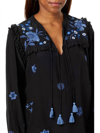 Johnny Was - Jazmine Ruffle Yoke Blouse