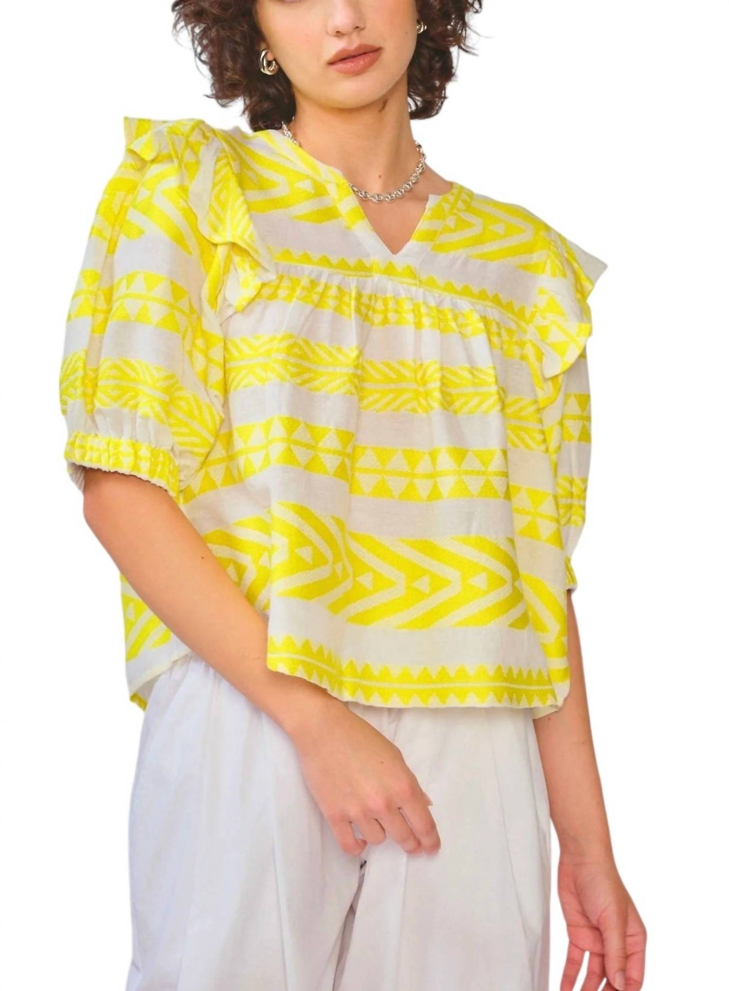 Dra Los Angeles - Janice V-neck Top