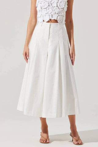 Astr - Rowen Pleated Culotte Pants