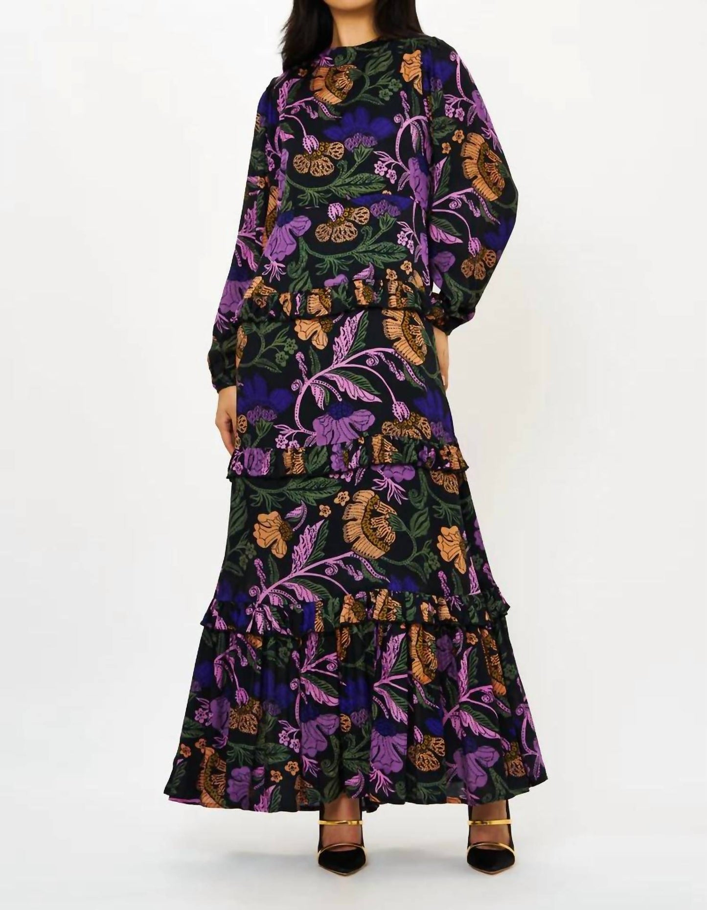 Oliphant - Mock Neck Maxi Dress
