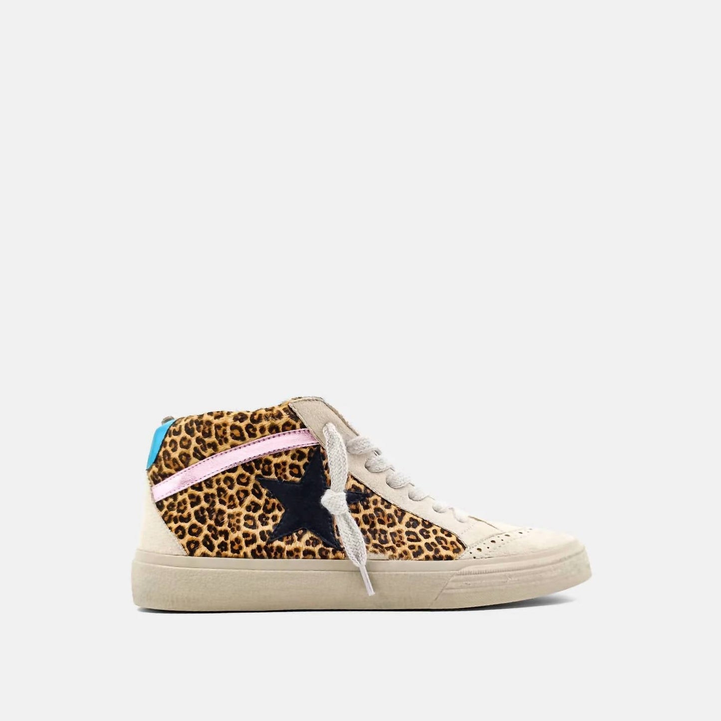 Shu Shop - Women's Paulina Leopard Star Sneakers