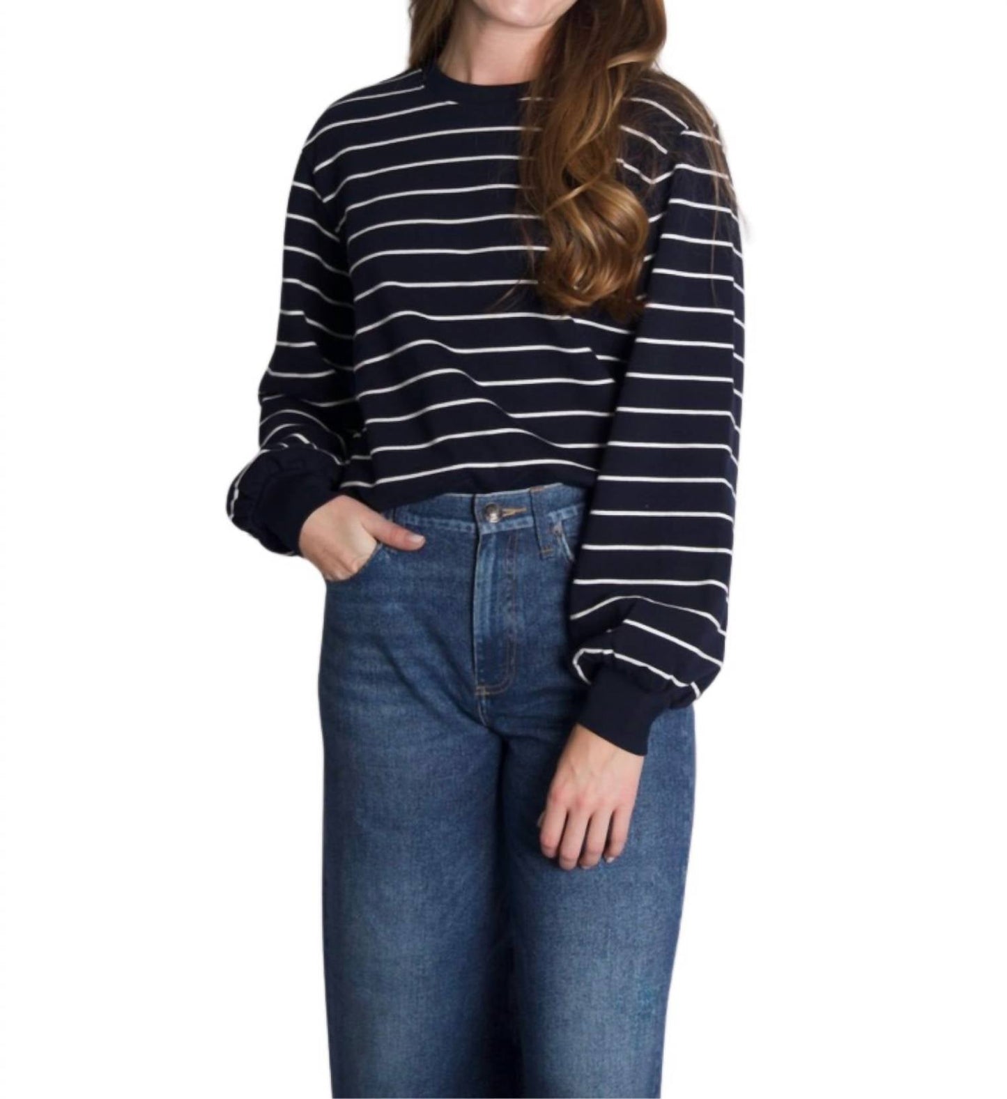 Frame - Blouson Sleeve Sweatshirt