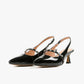 All Black - Women's Tiffany Princess Sling Back Heel