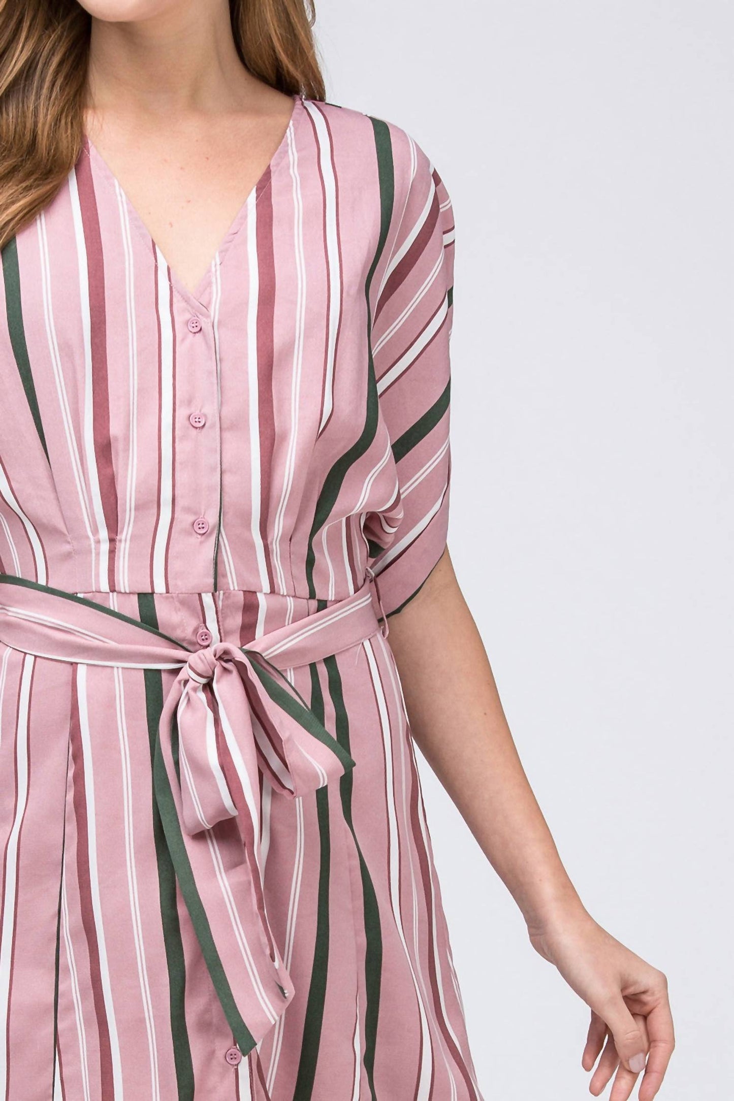 Entro - Striped Shirtdress