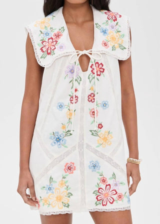 Free People - Willow Emb Mini Dress