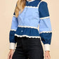 Tcec - Peplum Color Block Top
