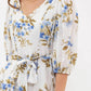 By The River - Floral Peasant Mini Dress