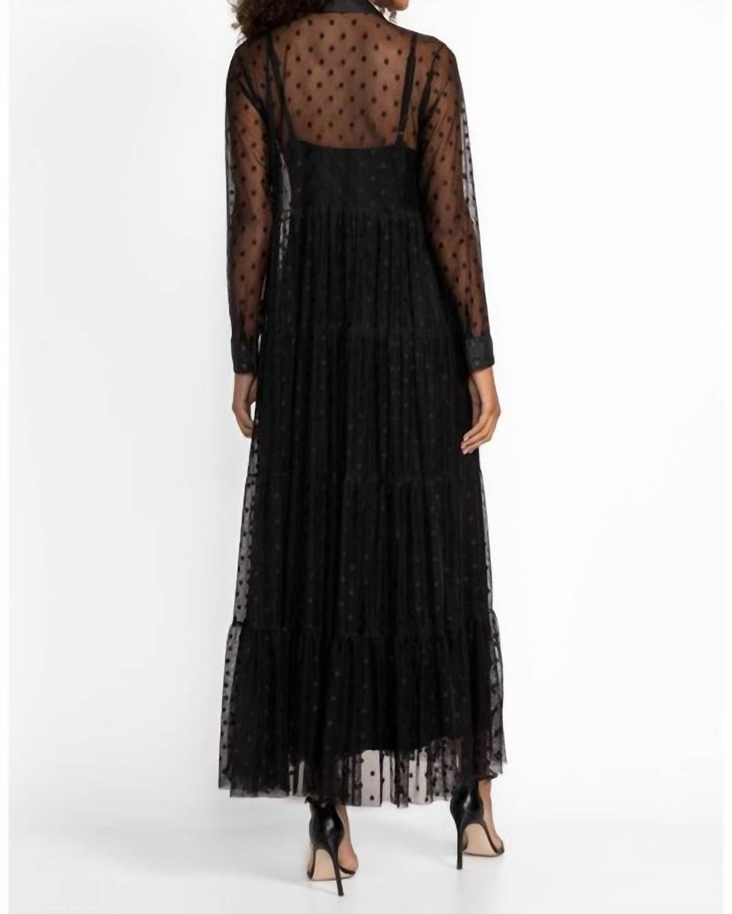 Johnny Was - MAZZY TIERED SHIRT DRESS (SLIP)