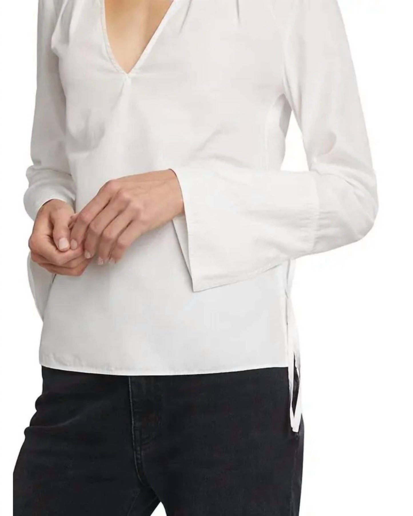 Derek Lam 10 Crosby - Lila V Neck Blouse