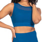 Body Wrappers - Recycled Polyester Double Layer Bra Top With Mesh