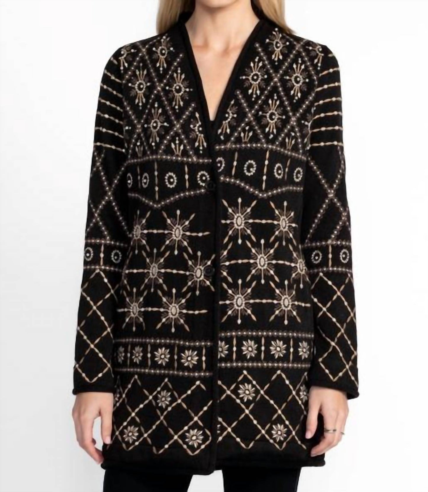 Johnny Was - BIYA RHODES PEARL MIDI CARDIGAN