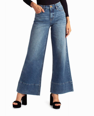 Nicole Miller - Hudson Yards Mid Rise Wide Leg Jean