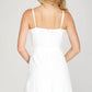 She + Sky - Cami Tube Top Woven Dress With Wrap And Ruffled Skirt
