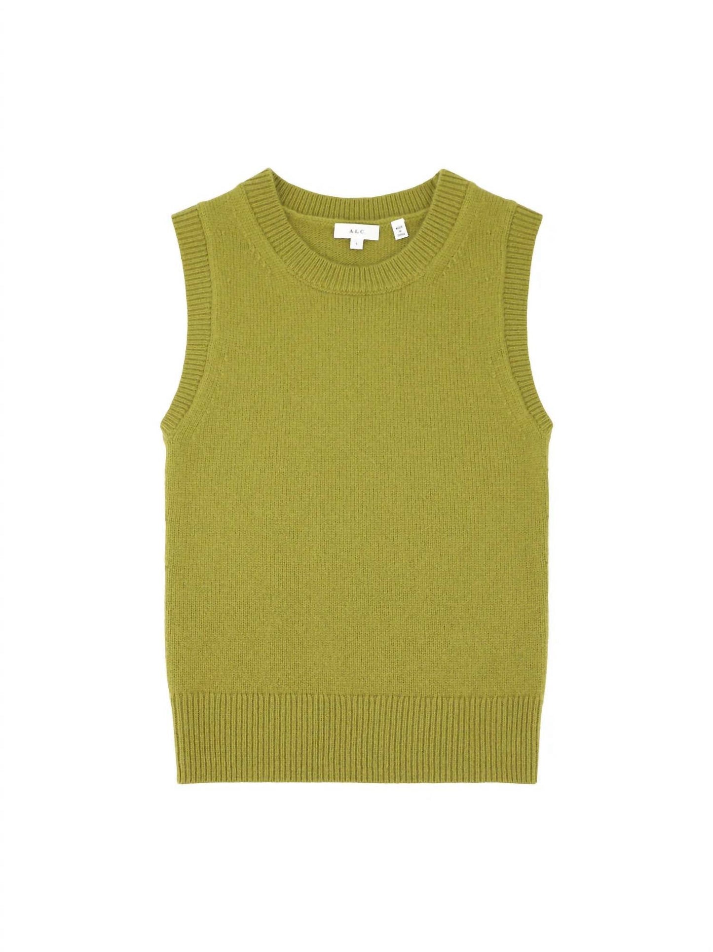 A.L.C. - Ian Sleeveless Cashmere Top