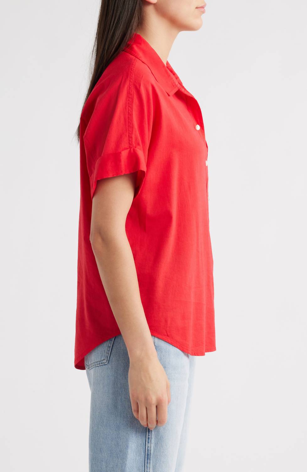 Pistola - Donnie Short Sleeve Button Up Top