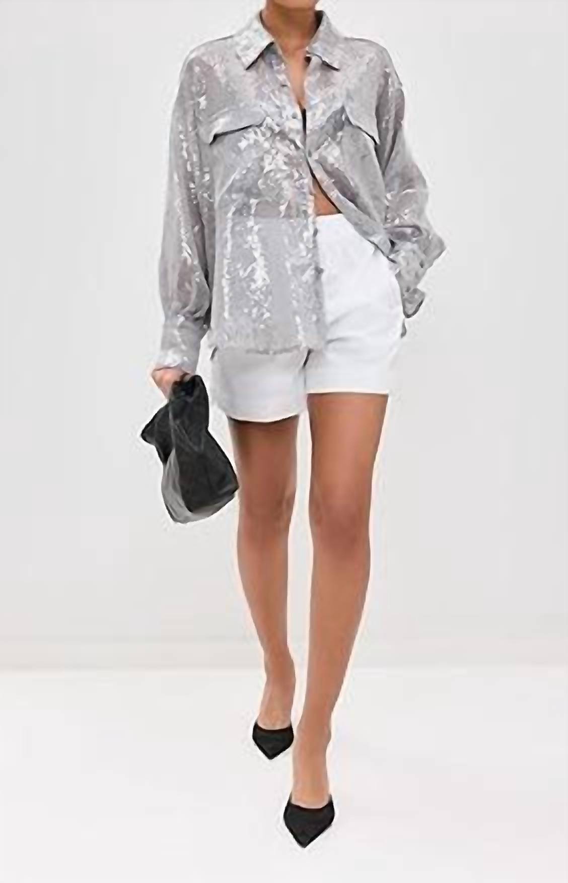 Free People - Margarita Button Down Sparkle Shirt