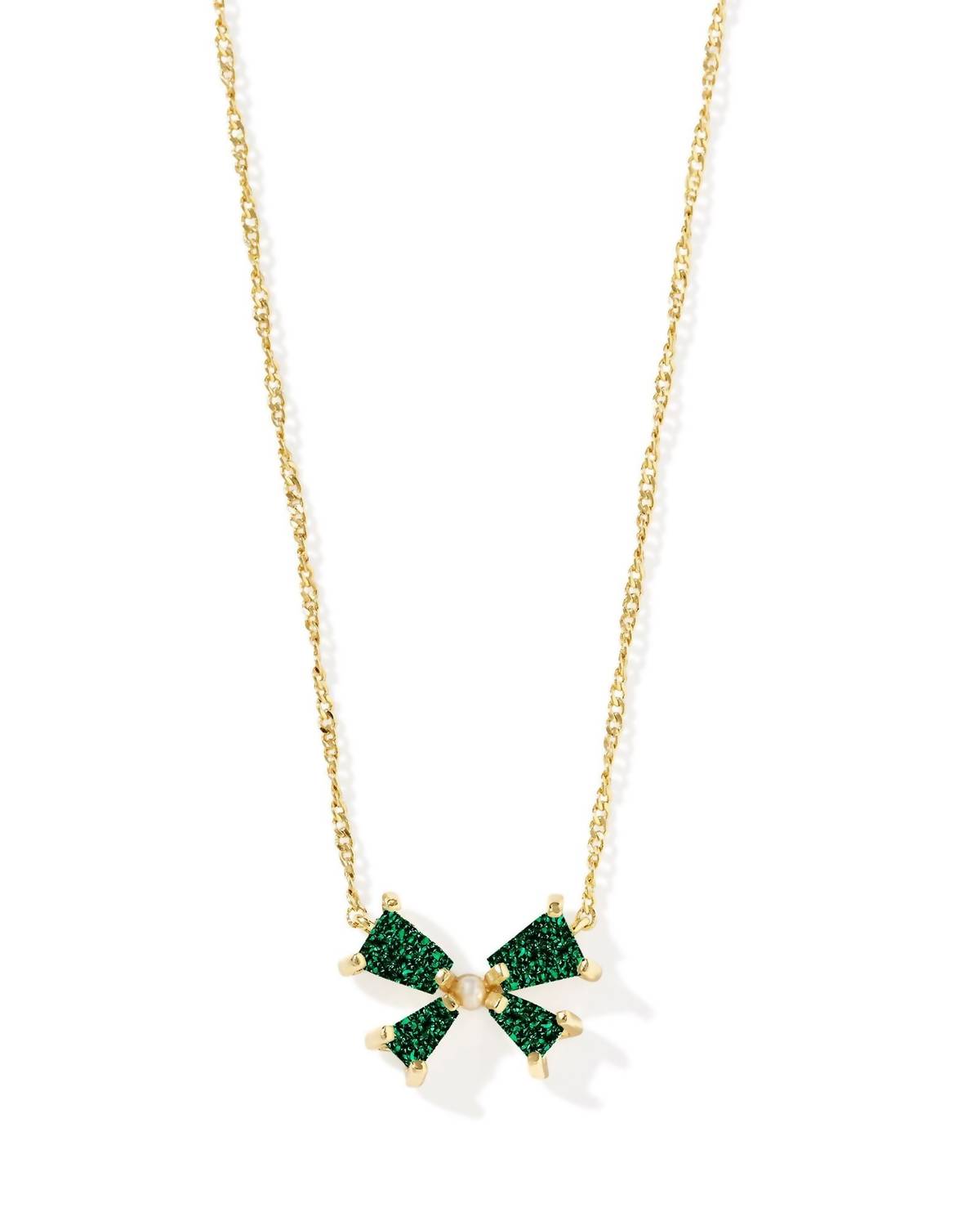 Kendra Scott - Women's Blair Bow Small Short Pendant Necklace