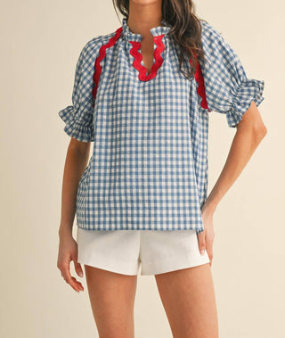 Anniewear - Firecracker Gingham Top