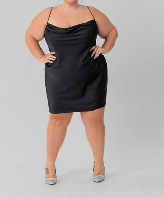 Good American - SATIN MINI SLIP DRESS