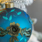 Christmas Ball Ornaments Glass Decorative Hanging Balls Light Blue