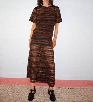 Ali Golden - Crochet Slim Midi Skirt