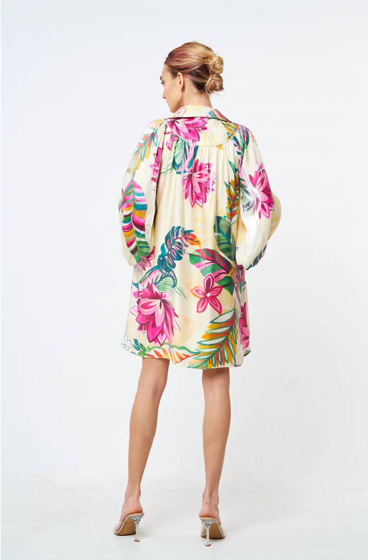 Ciebon - Floral Shimmer Dress