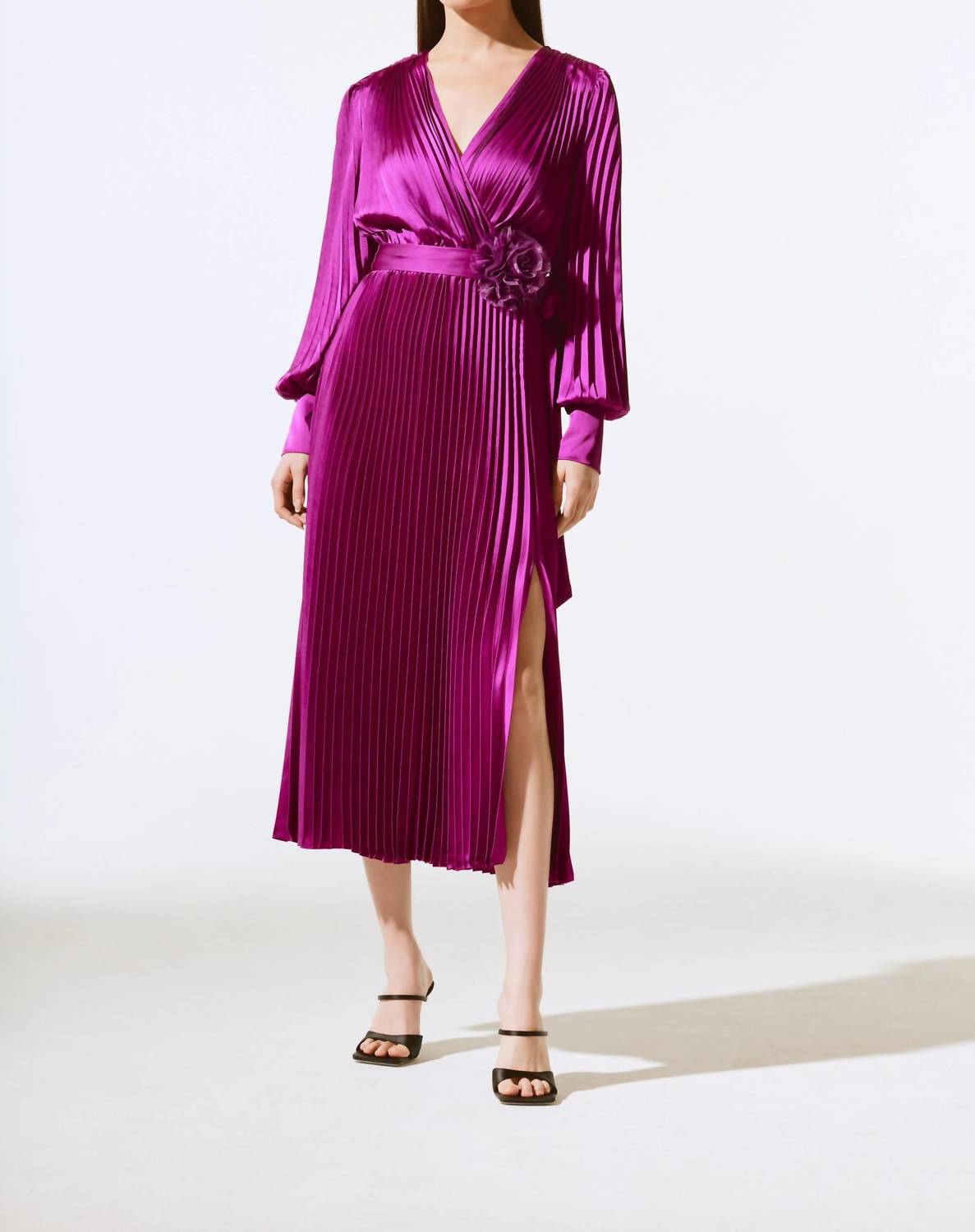 Joseph Ribkoff - Pleat Midi Dress