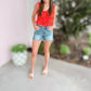 Entro - Women's You Are A Babe Eyelet Blouse